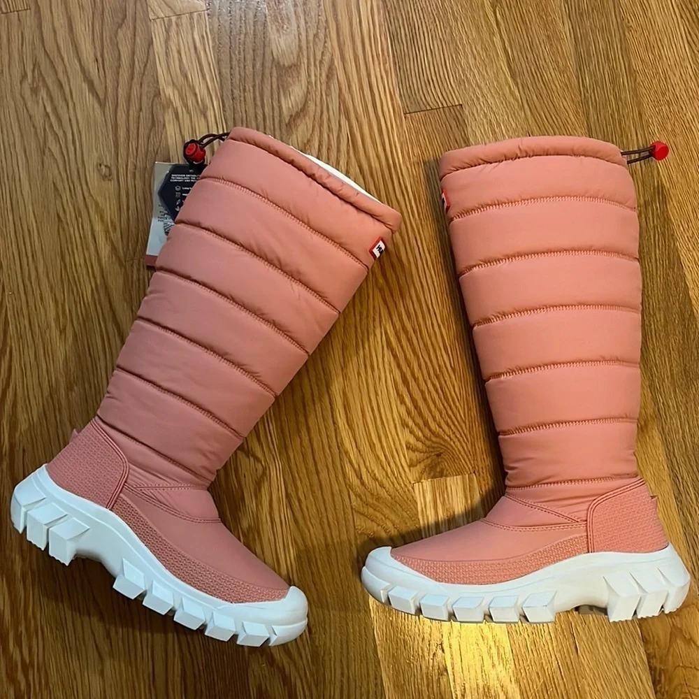 Hunter Intrepid Tall Snow Boots Size 6 NWT